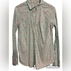 Merona Flamingo Blouse. Size Small.